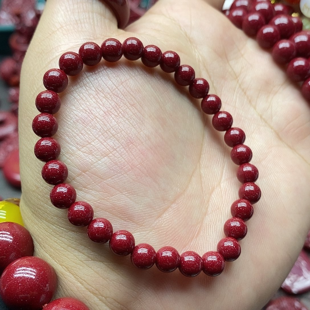 天然辰砂朱砂手串