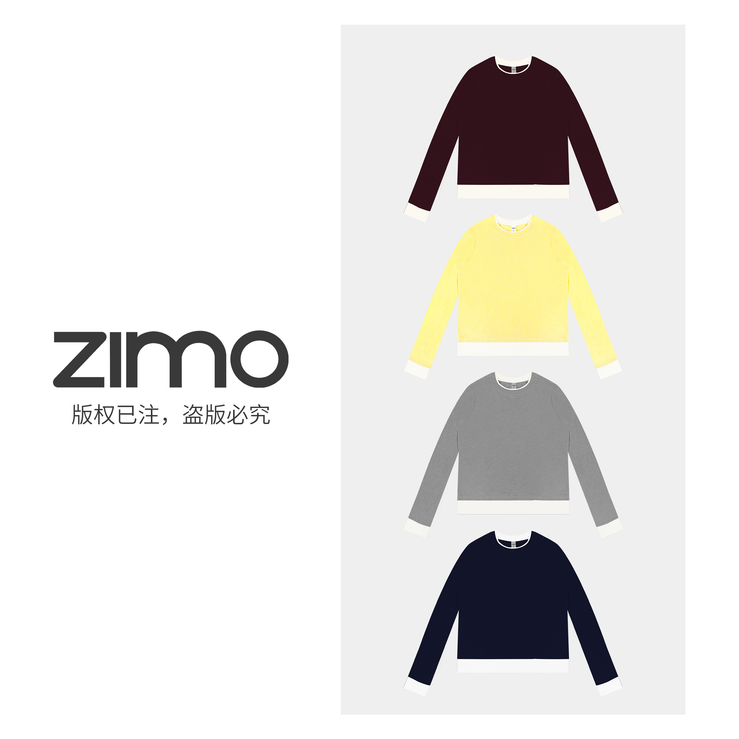 女士长袖109-zimo-瑜伽健身瑜伽服健服YFCX109