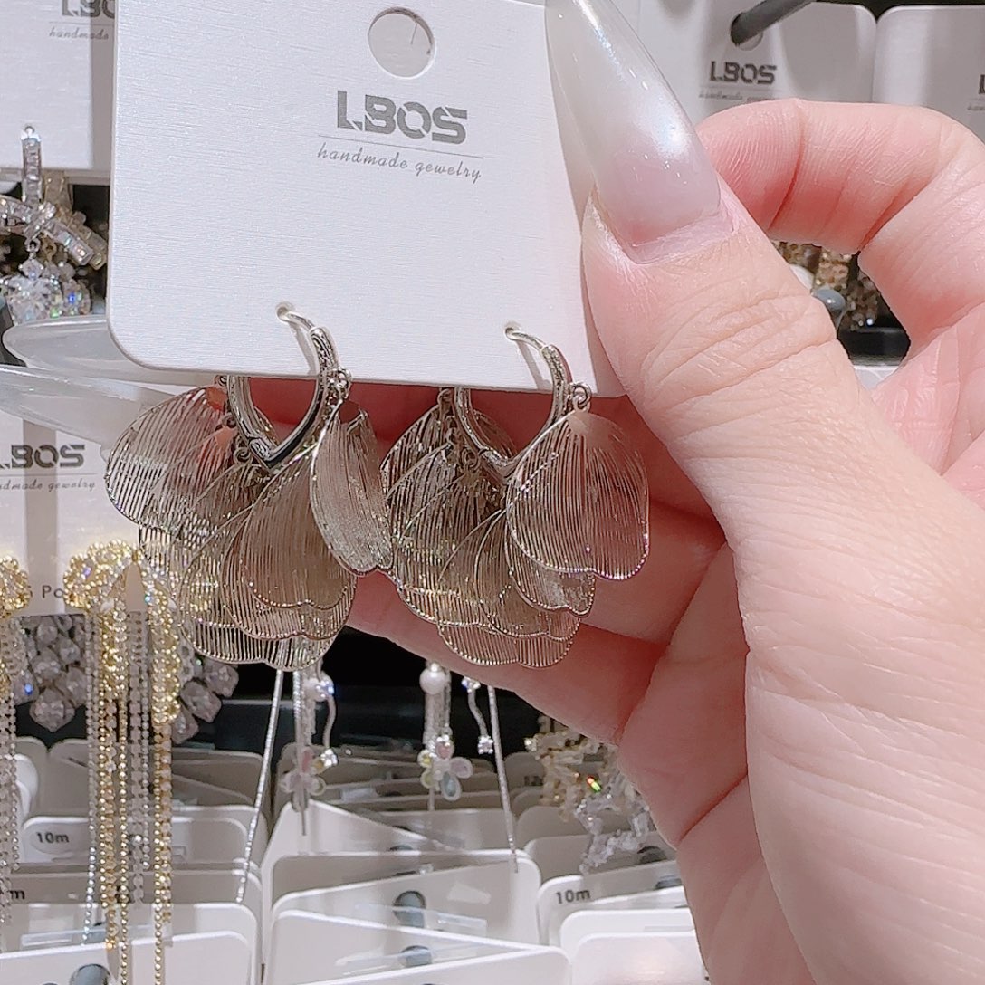 锆石铜合金925银耳环