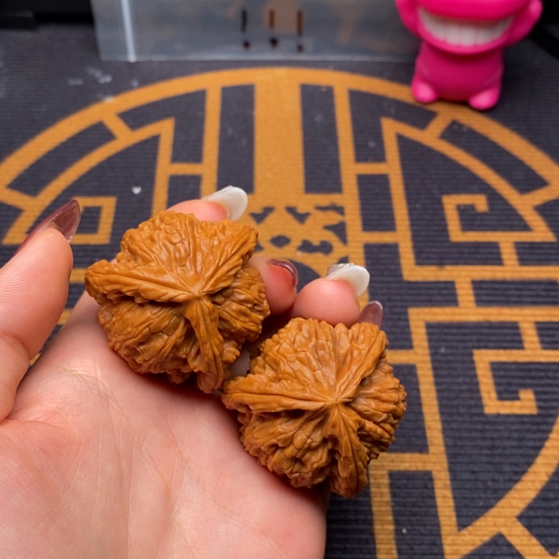 文玩核桃吊坠禅**味白狮子