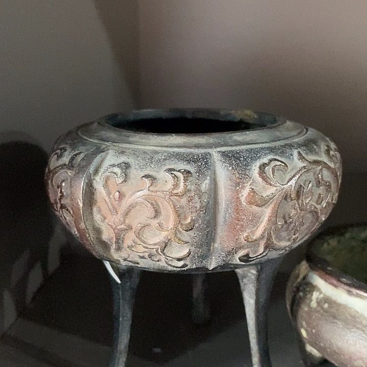 手工艺品琉璃铜香炉