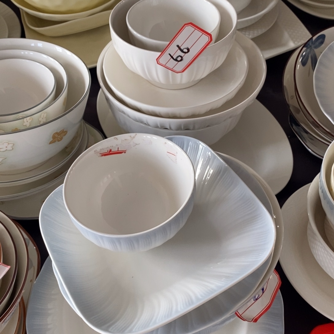 瓷66号 2个米饭碗 2个8圆盘 012 2个米饭碗 2个8圆盘