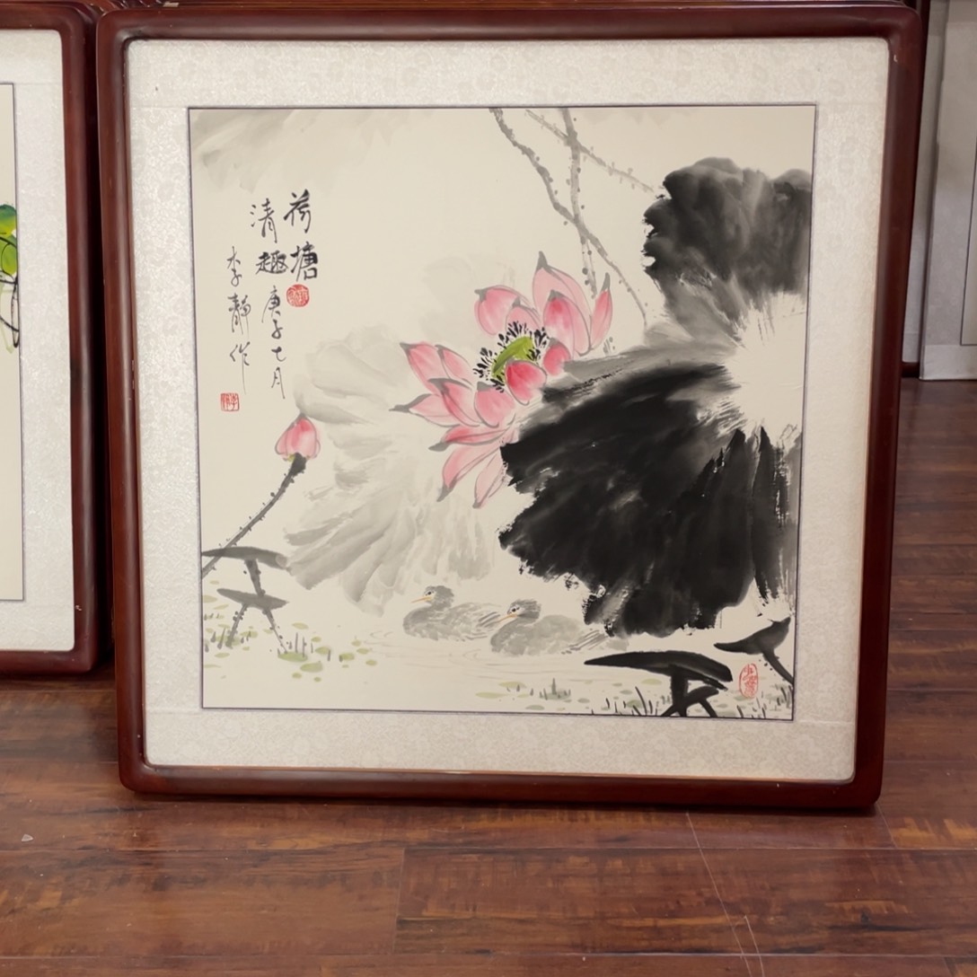 国画带框尺寸63*63厘米