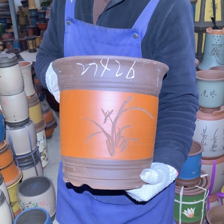 紫砂花盆紫砂花盆