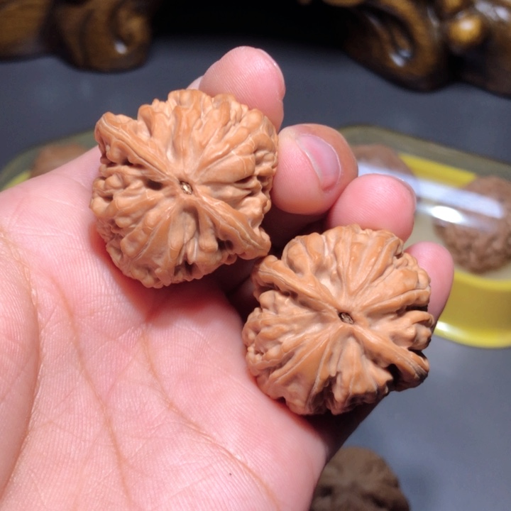 文玩核桃把件*️****34.5凤凰台