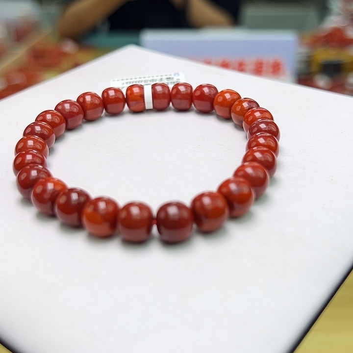 南红玛瑙多样性发一，卡8mm➕未镶嵌