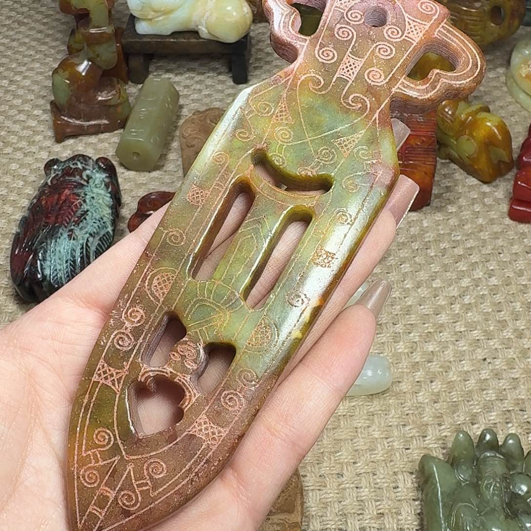 白玉菩提吊坠挂件