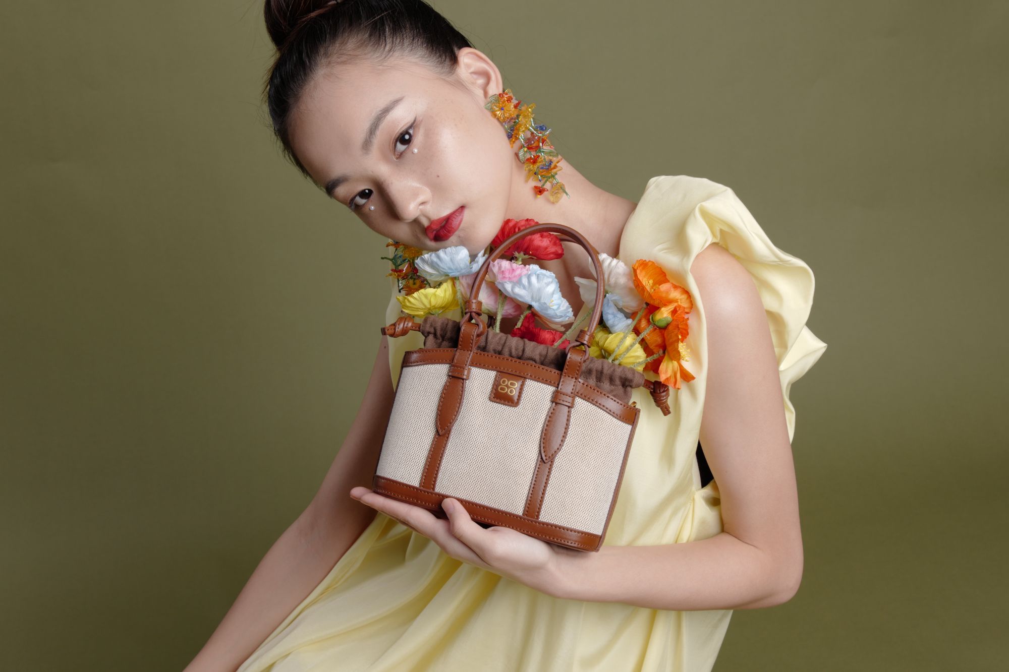 编号A51-100小众简约小包包单肩包百搭斜跨包腋下包