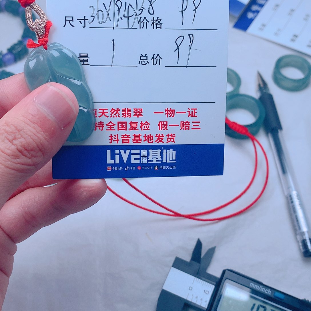 翡翠吊坠(赠链)未镶嵌多样性发货