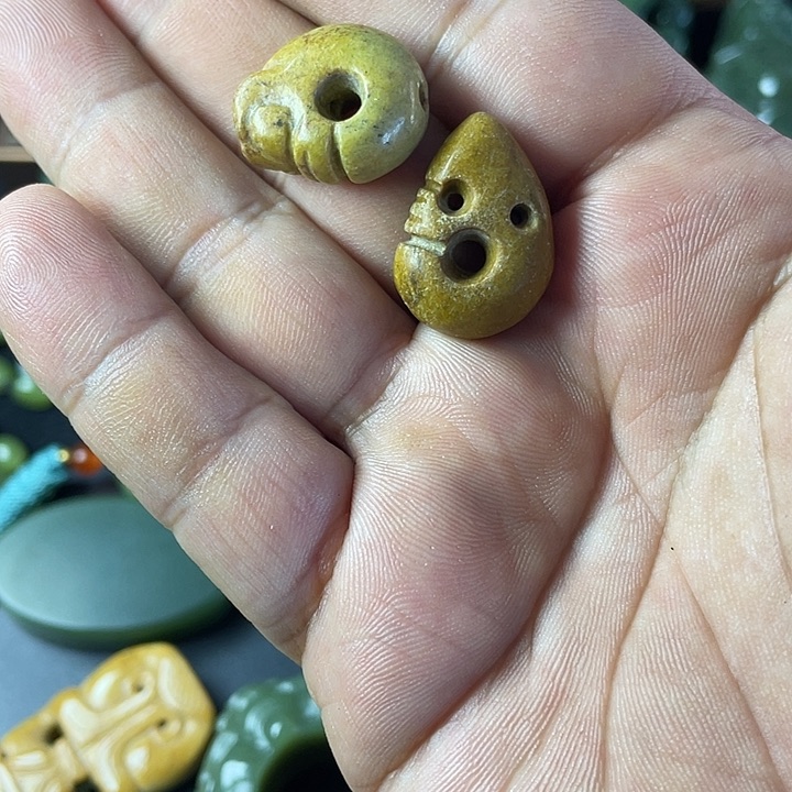 岫岩老玉（透闪石质玉）未镶嵌挂件