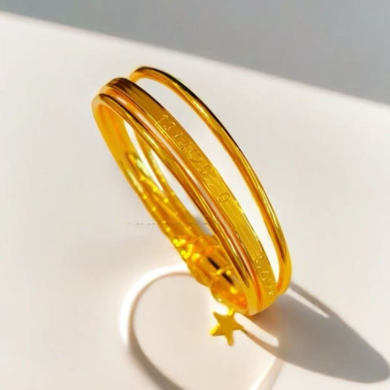 合金手镯 新款三生三世一生一世手镯（点击选圈口）