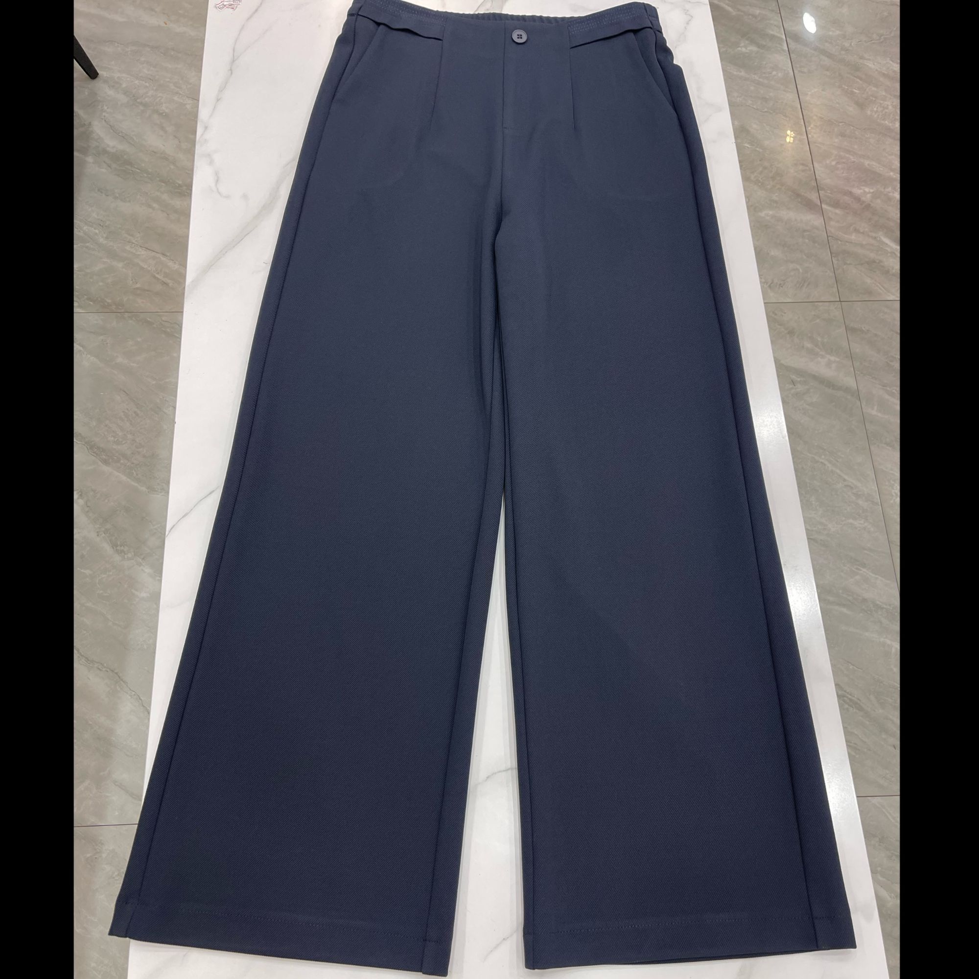 垂感高腰西装裤2025春夏新款小香风职业窄版阔腿直筒裤显瘦长裤女