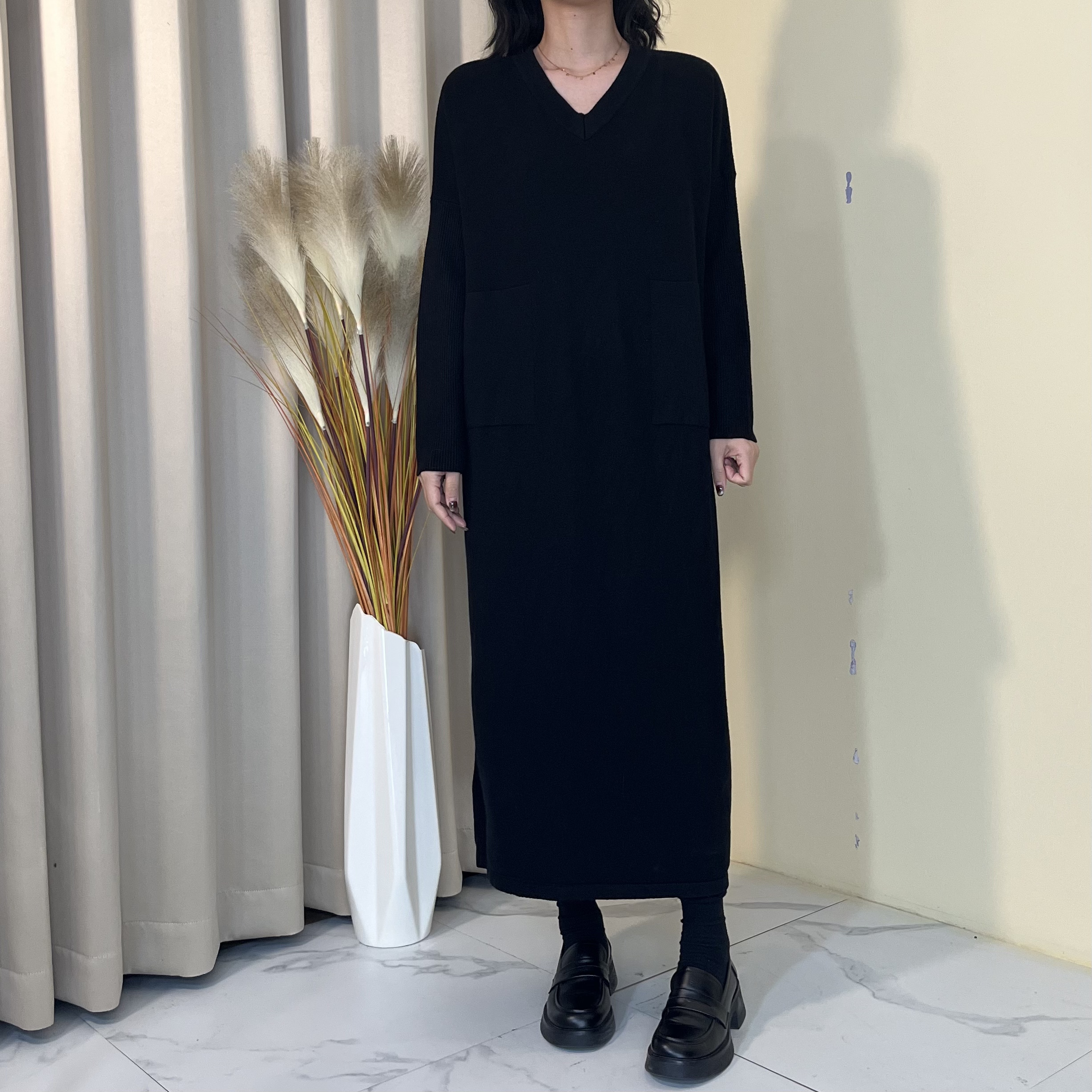 【娜美大码067】2025冬季洋气百搭显瘦设计款连衣裙