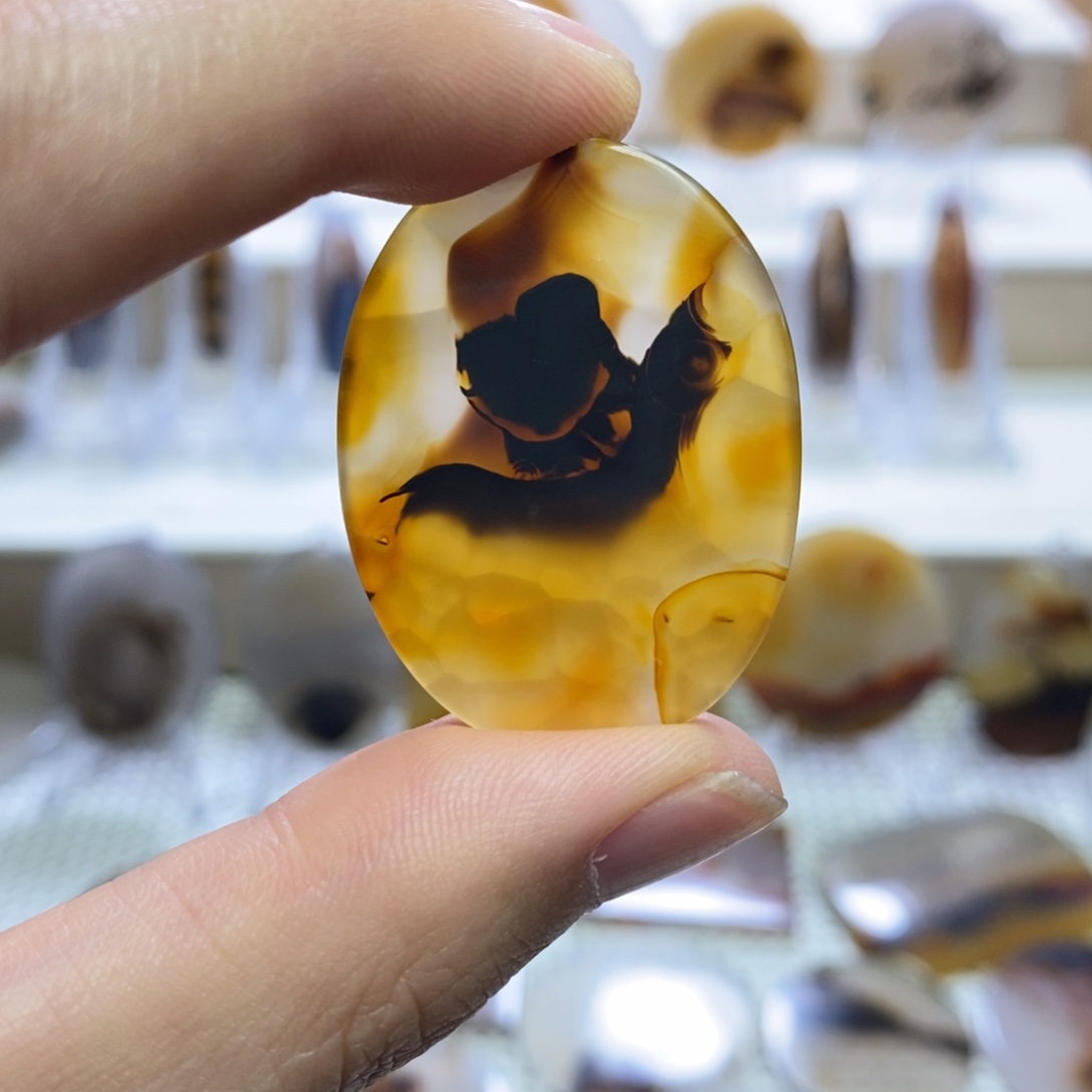 玛瑙/玉髓未镶嵌吊坠(不含链)