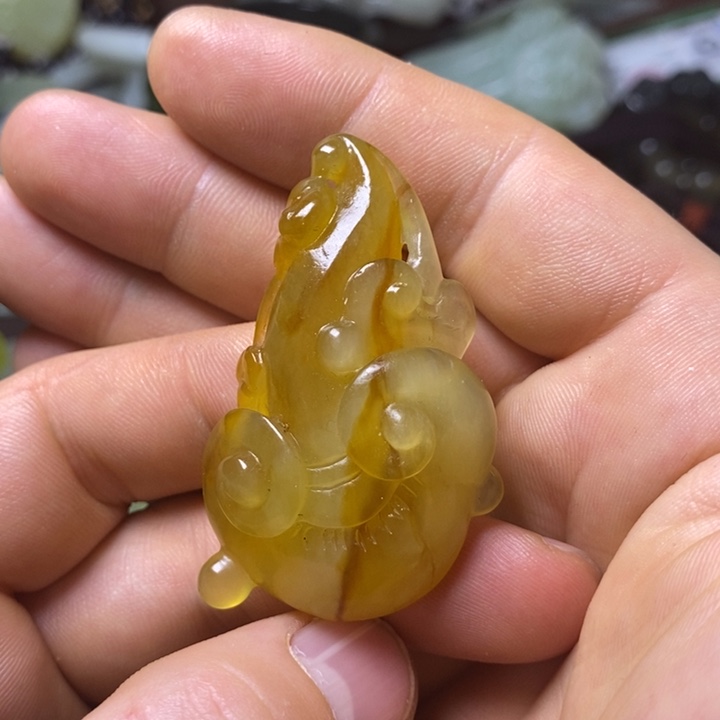 岫玉岫玉颈饰未镶嵌