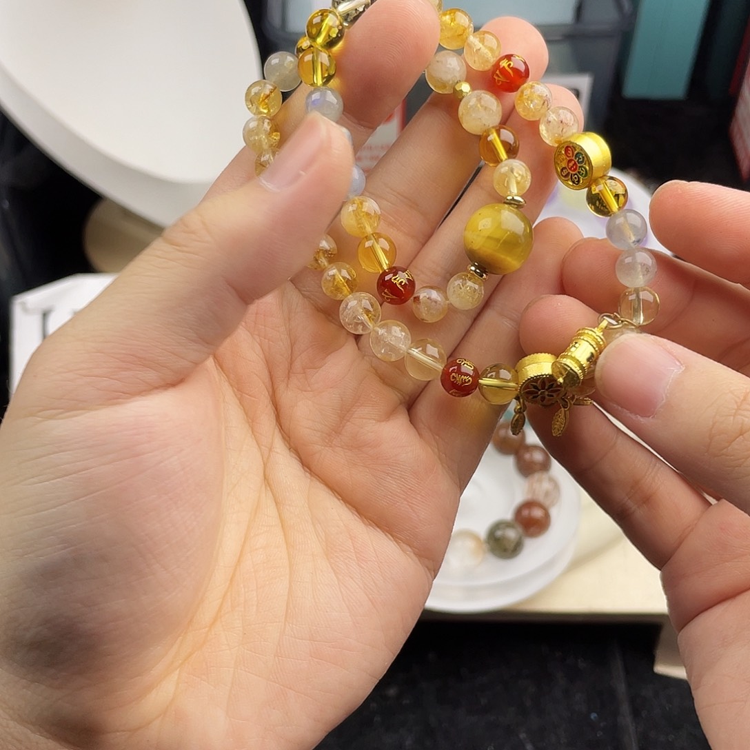 银S925镶嵌水晶手链