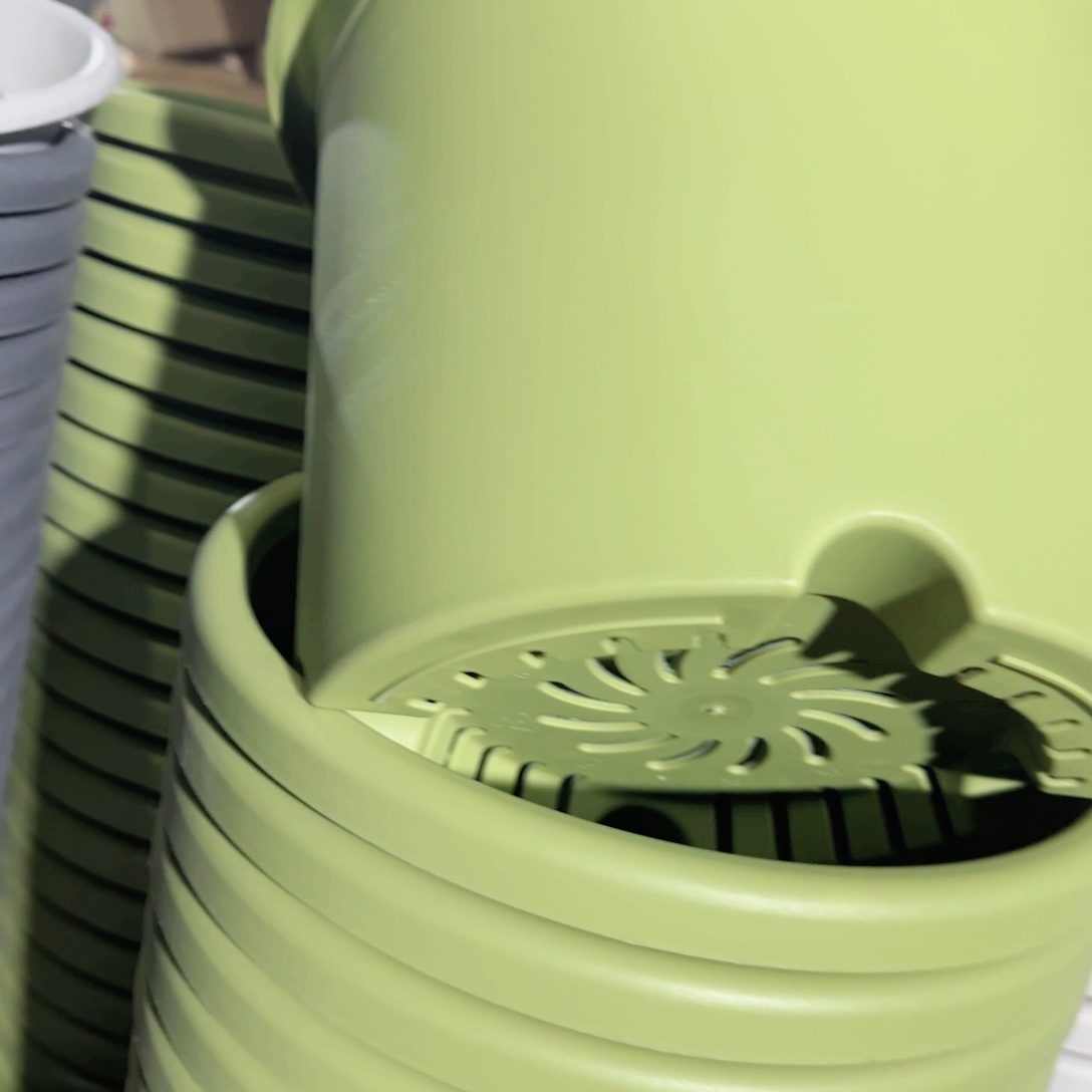 树脂四季盆5#无拖果绿微瑕6