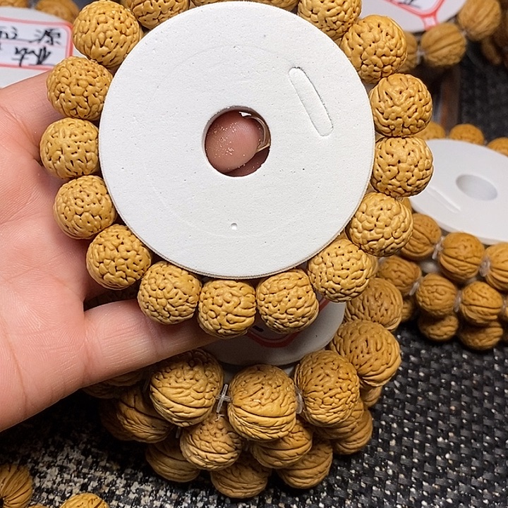 2***5桃核手串野生小龙鳞1.6/1.6+