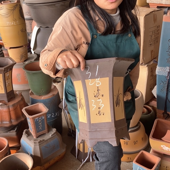 紫砂花盆紫砂花盆