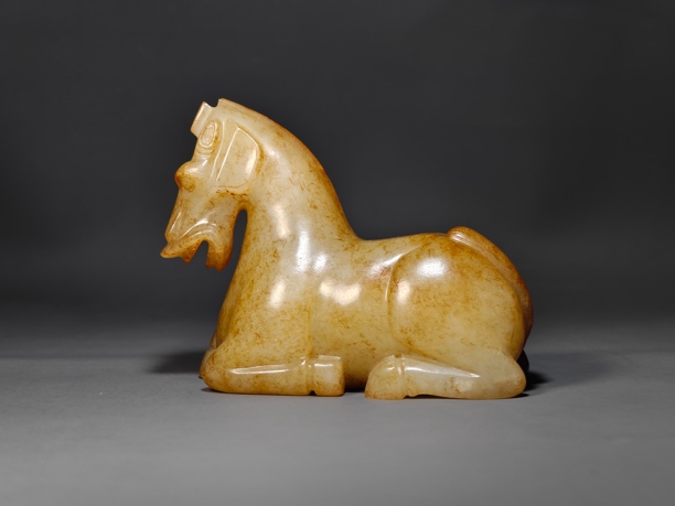 旧藏 玉马 和田玉