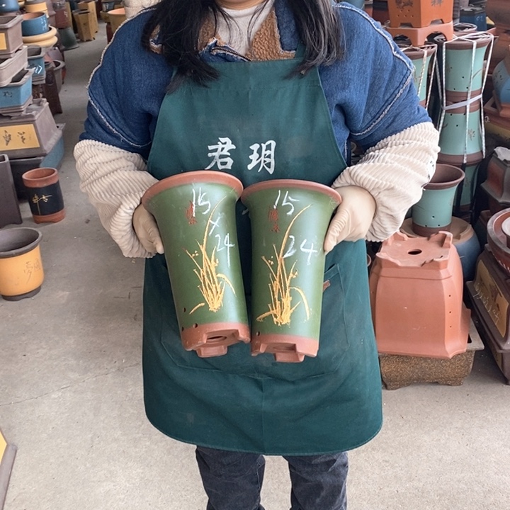 紫砂花盆盆栽花卉苗木种植