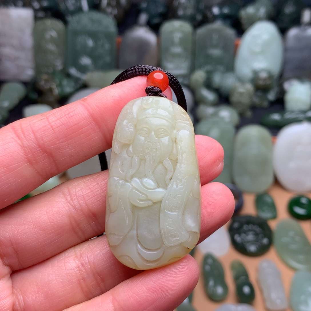 和田玉颈饰未镶嵌挂件61