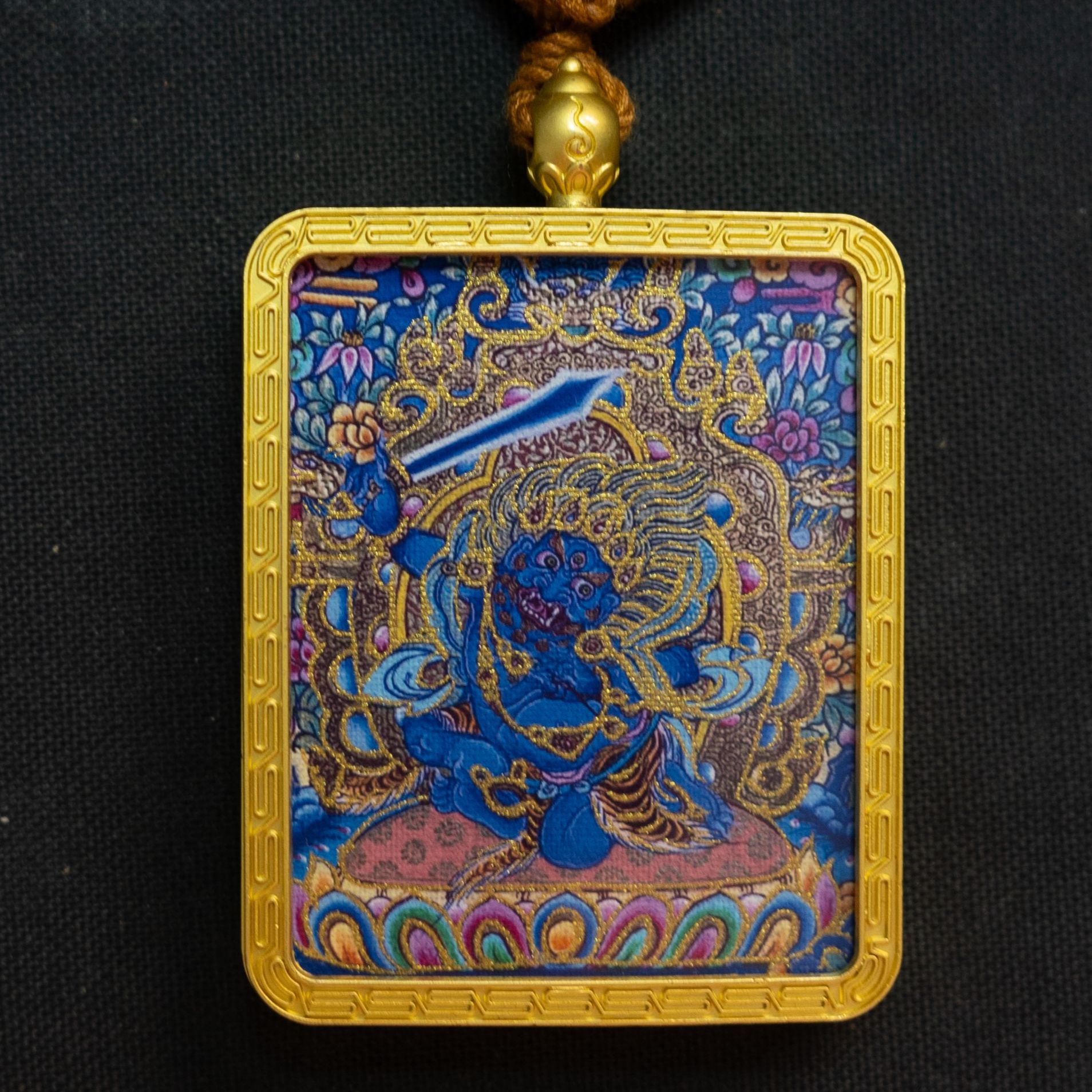 不动明王描金手绘一物一图