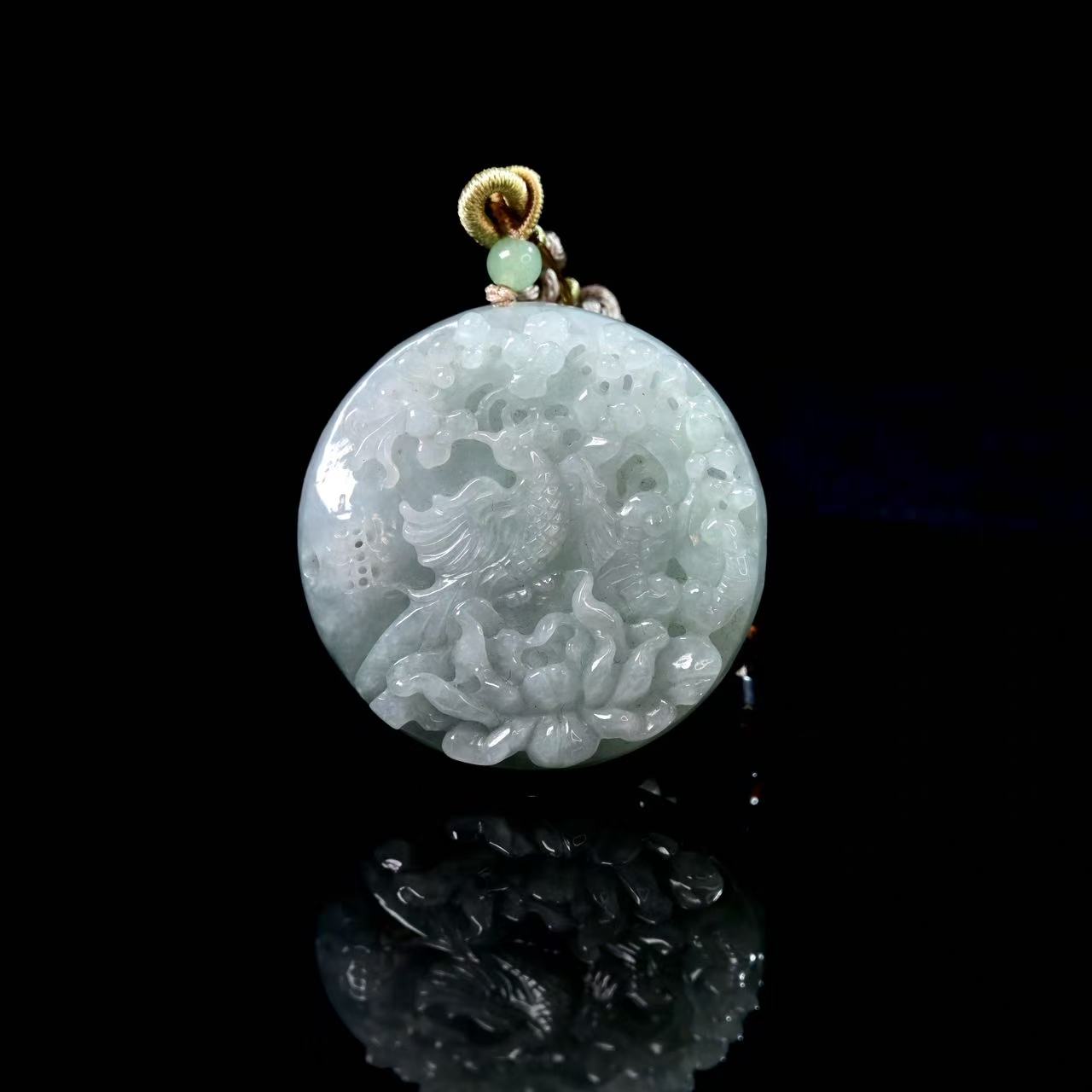 天然缅甸翡翠A货凤牌/ZHX25292/拍卖