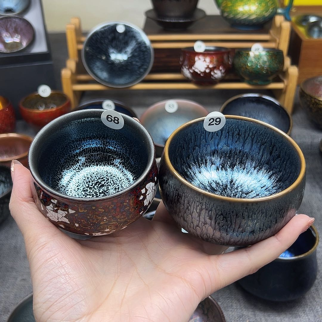 茶盏泡****2主人杯手工背