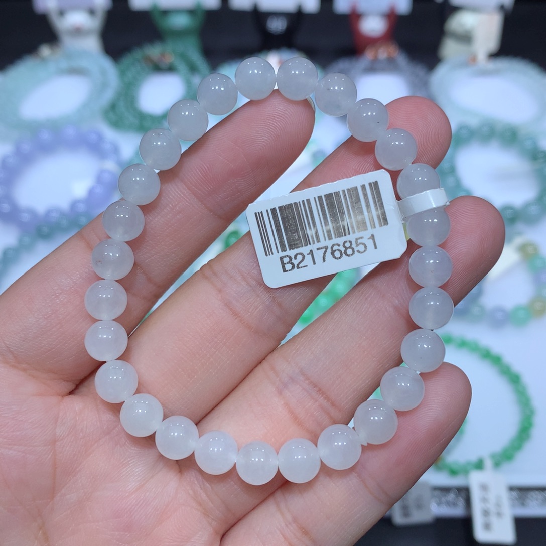 翡翠未镶嵌手串天然