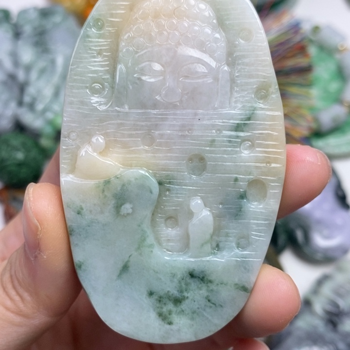 颈饰未镶嵌翡翠吊坠