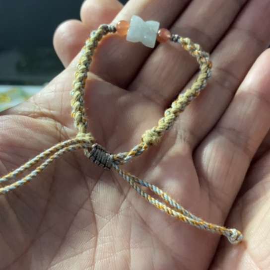 闪***小翡翠未镶嵌手绳好看