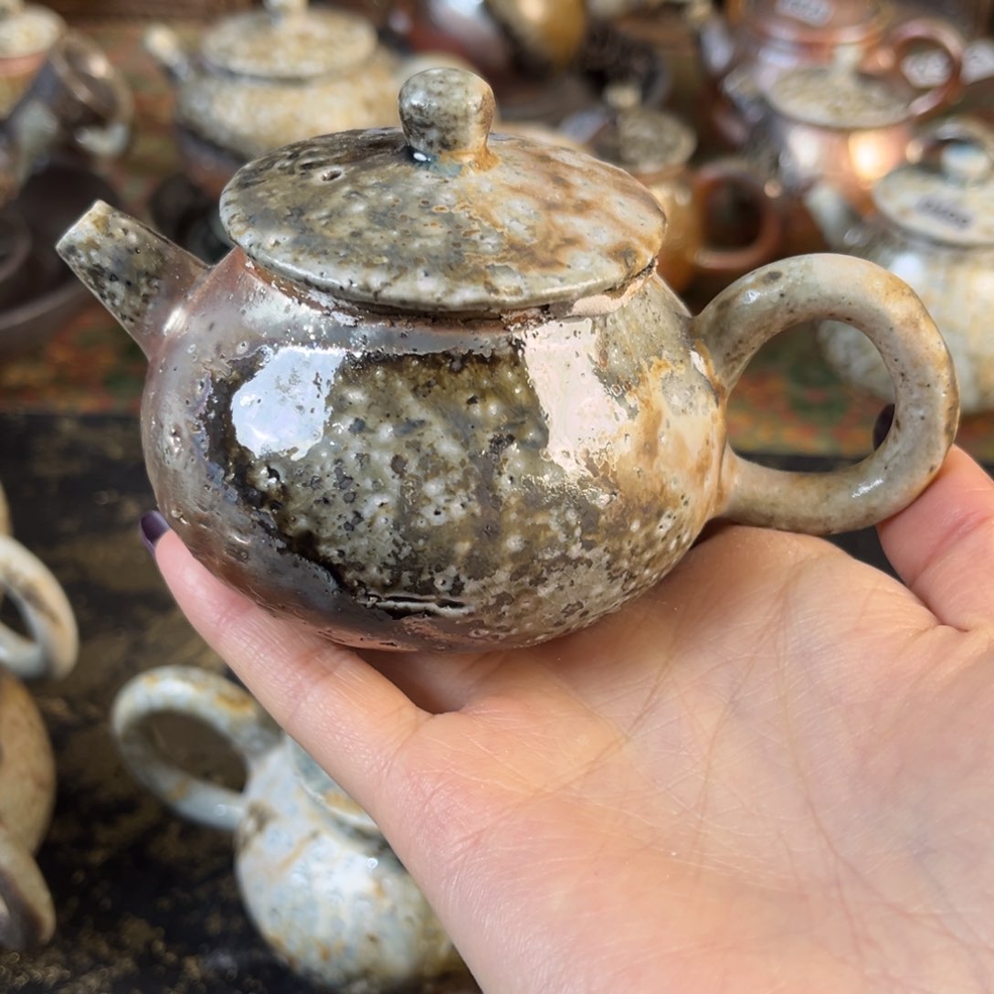 杯Z*S柴烧茶器粗陶壶