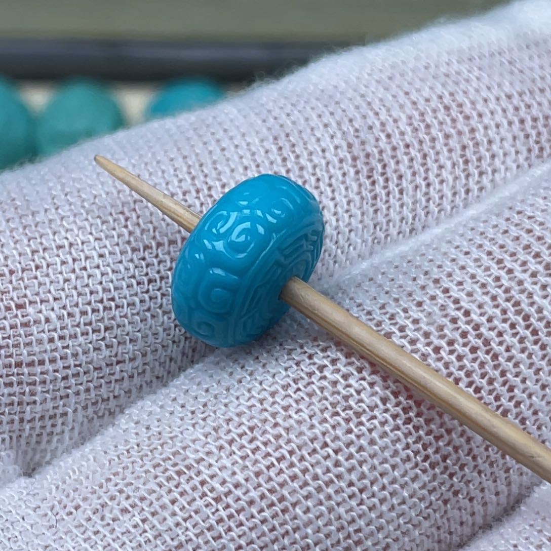 绿松石挂件未镶嵌11.5✖️6.2mm