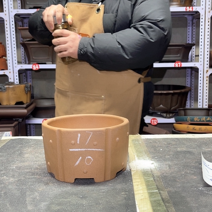 紫砂花盆牛***斯紫砂等传统