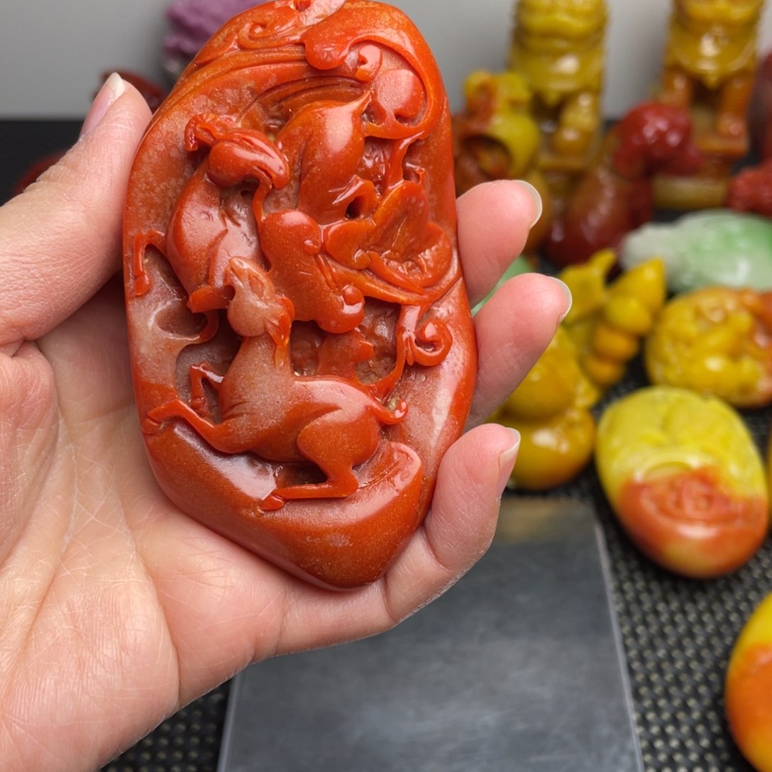 奇石手把件清仓特价