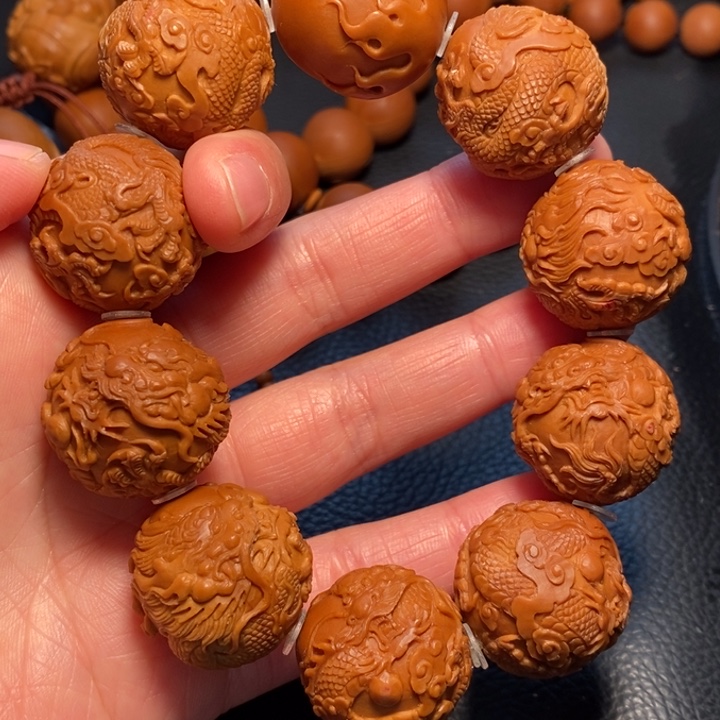 橄榄核手串/手链大*九龙手串