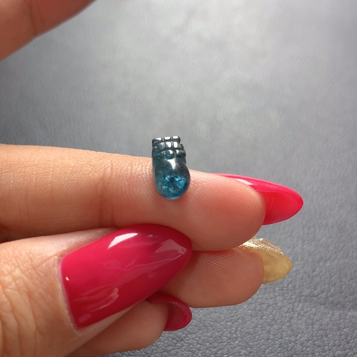 碧玺未镶嵌手链猫眼蓝