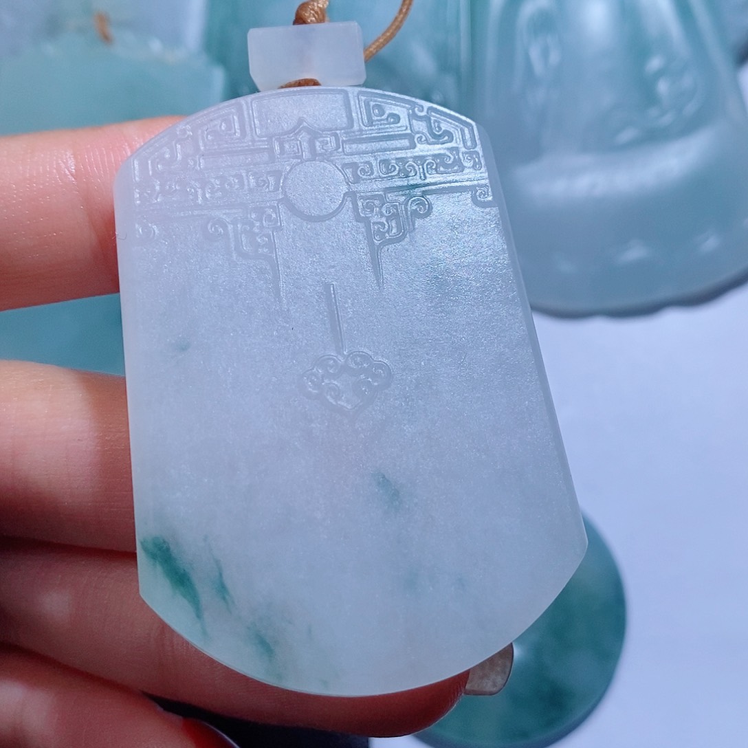 定制翡翠未镶嵌毛货不支持退货下单需确认抛光