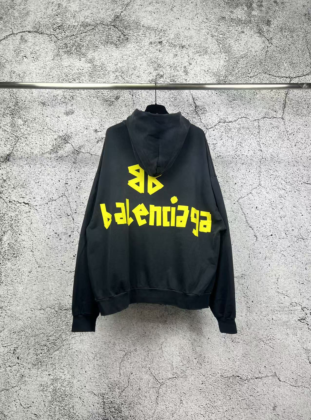 未使用 Balenciaga/巴黎世家 美式胶带拉链外套/M码/RN0260