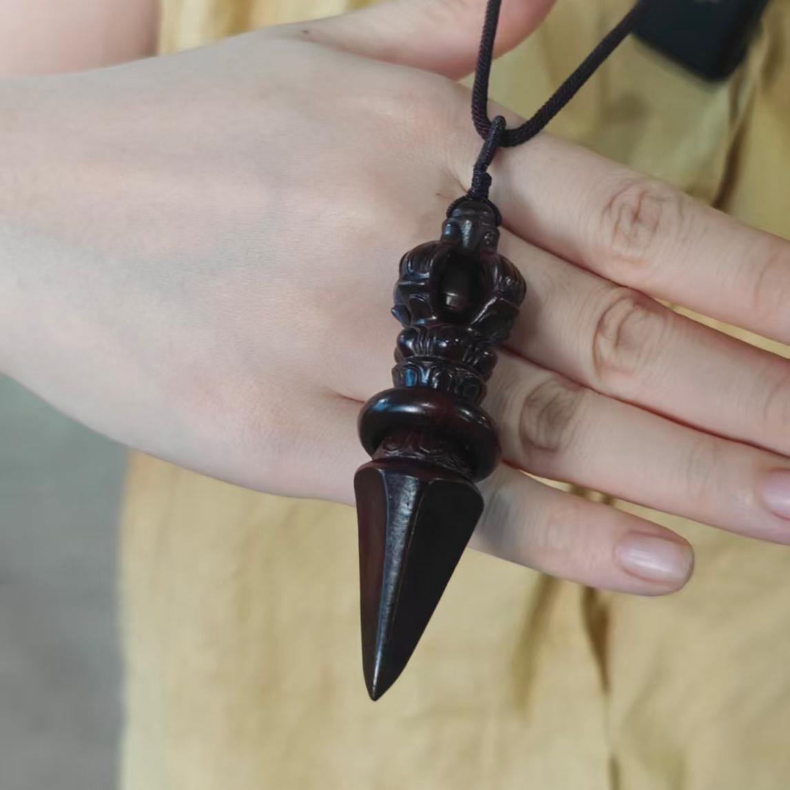 【大倩福利】小叶紫檀檀香紫檀杵杵 挂件手把件