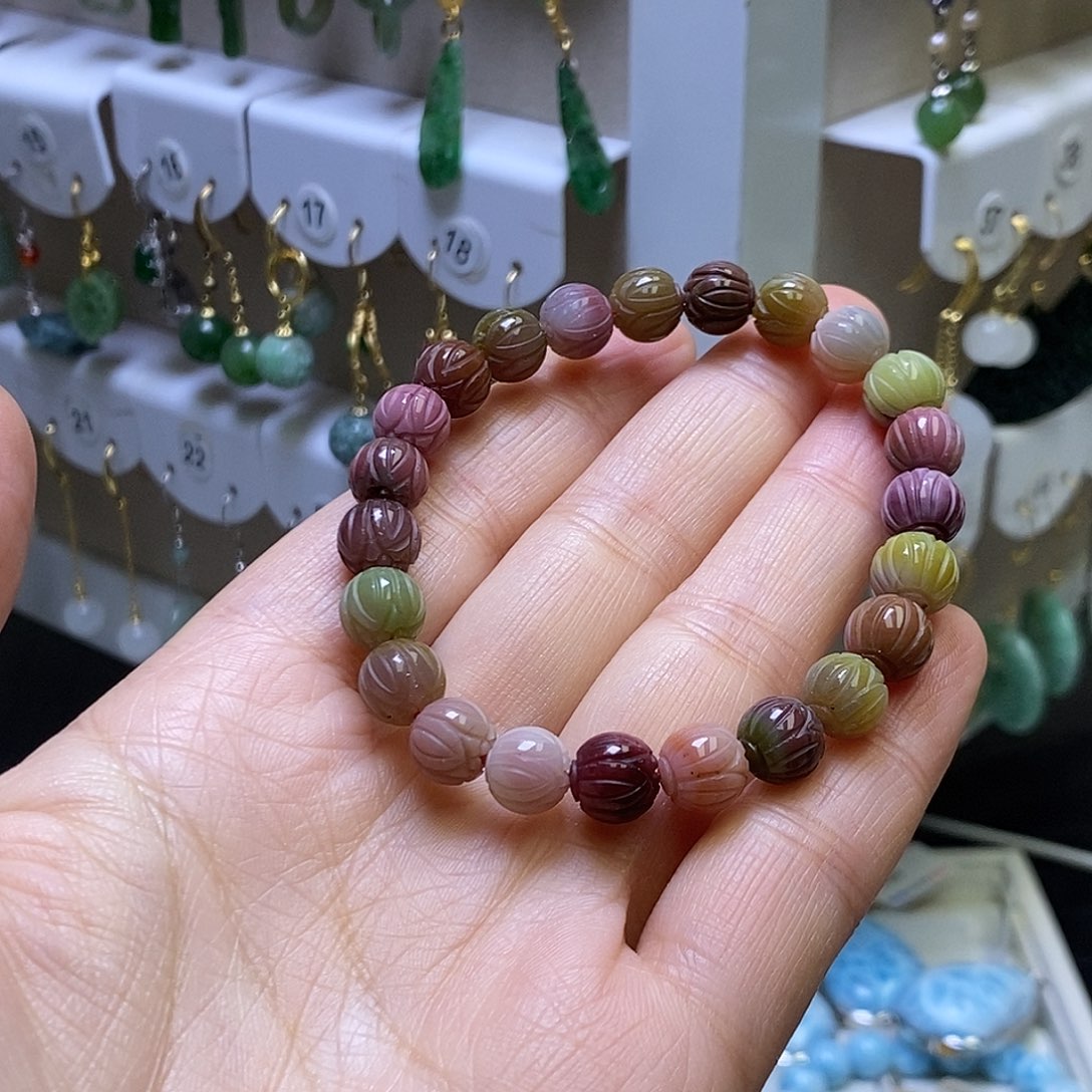 玛瑙/玉髓未镶嵌手链