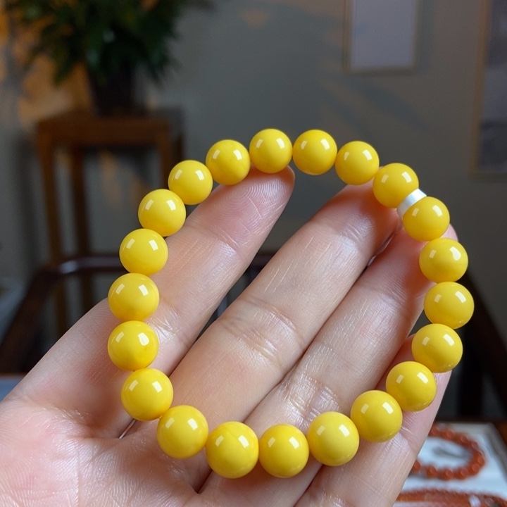 琥珀手链未镶嵌蜜蜡手串9