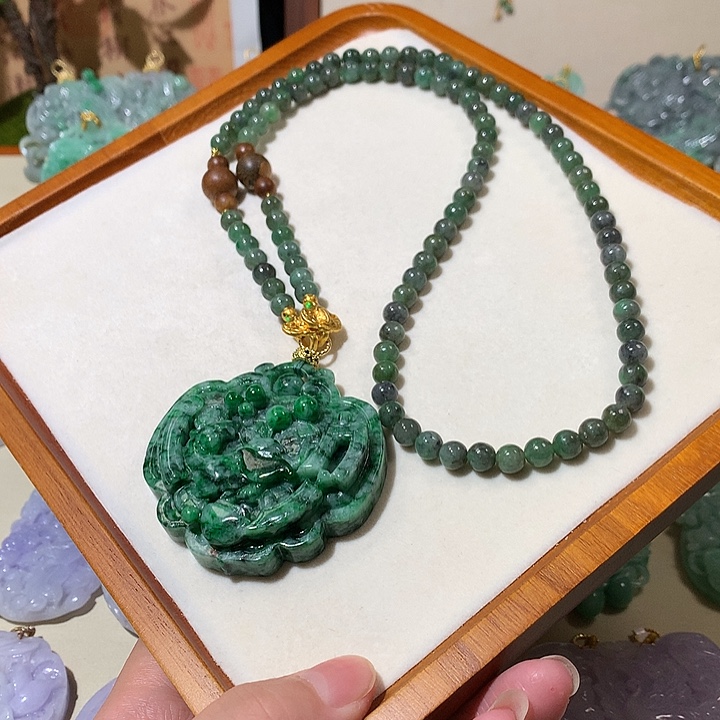 颈饰未镶嵌翡翠翡翠吊坠