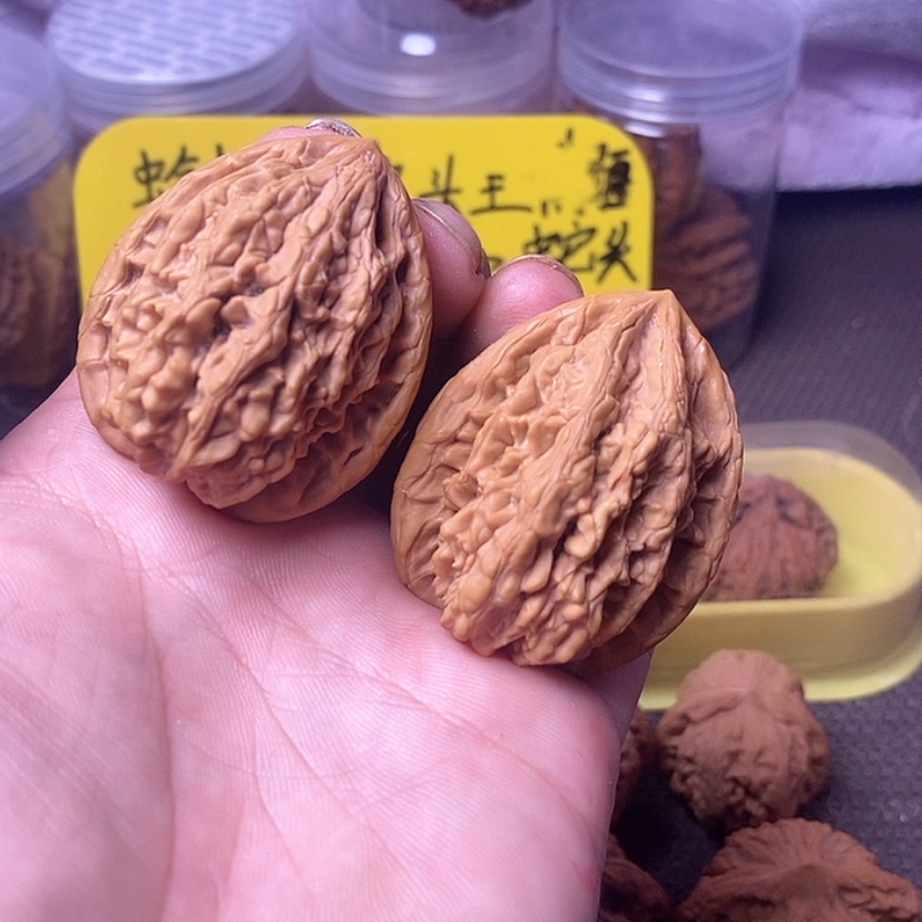 【闪购商品】吊坠文玩核桃40蓟县虎头王