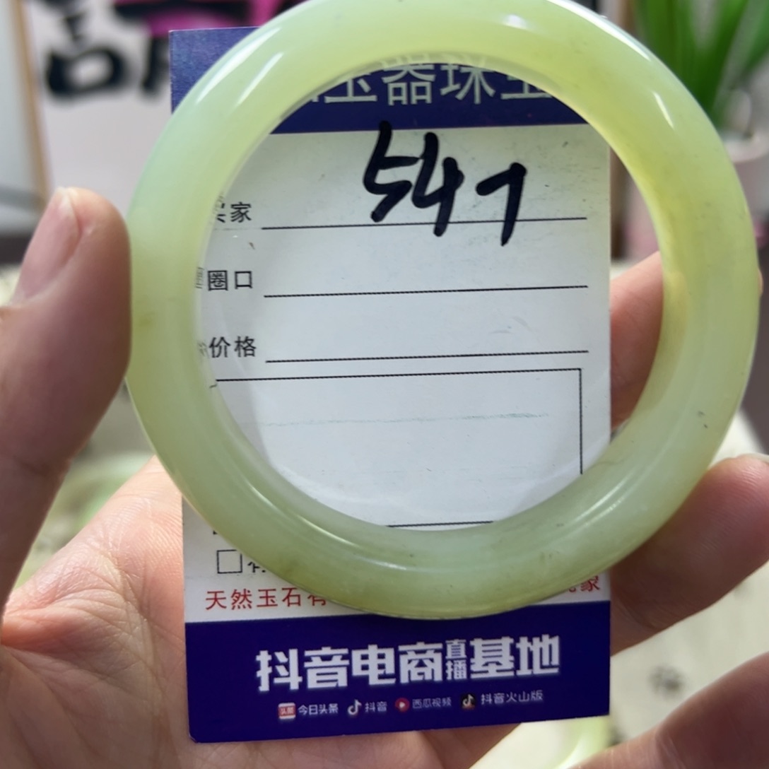 蛇纹石玉手镯未镶嵌418