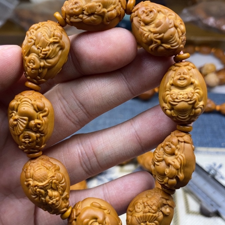 橄榄核手串/手链橄榄核雕工艺手串
