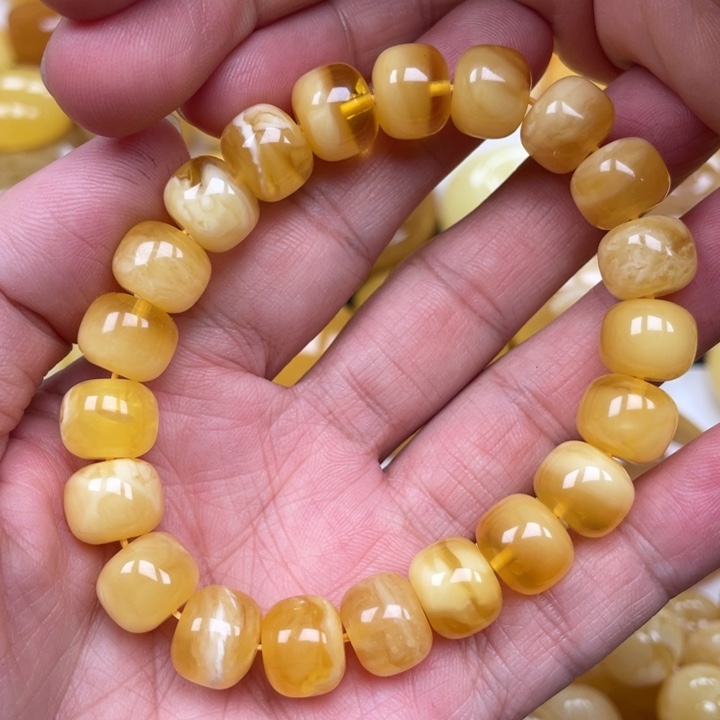 未镶嵌蜜蜡裸石蜜蜡手串