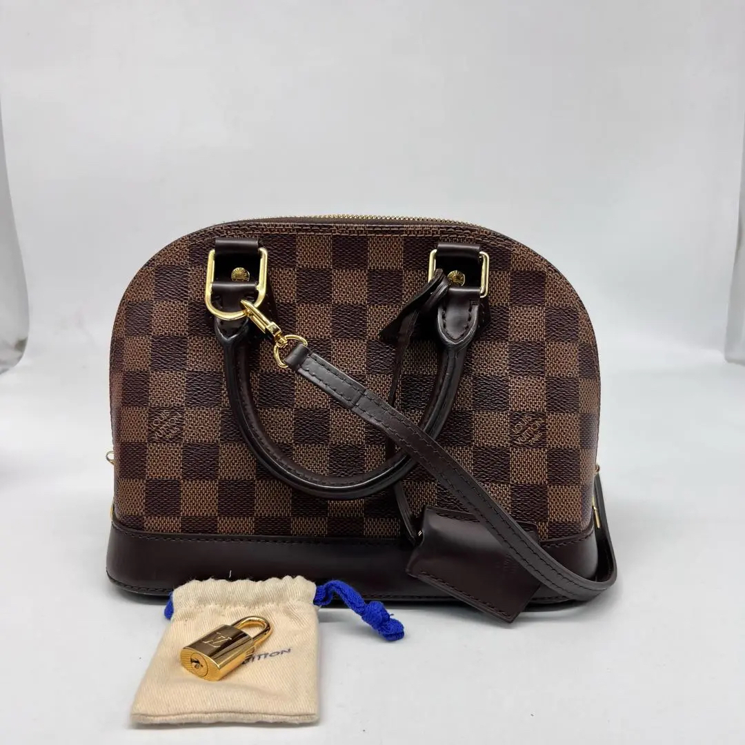 95新 LouisVuitton/路易威登 LV贝壳bb棋盘格21年 22364