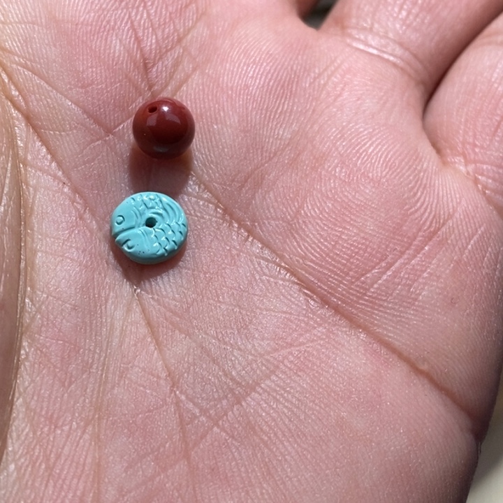 南红玛瑙发饰未镶嵌